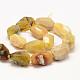 Chapelets de perles en opale jaune naturelle G-P134-06-2