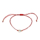 Bracelets réglables de perles tressées avec cordon en nylon BJEW-JB05543-01-1