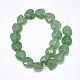 Verde naturale perline avventurina fili X-G-S357-E01-05-2