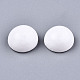Sprühlackierte weiße Holz-Cabochons&nbsp;X1-WOOD-TAC0001-23A-2