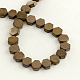 Electroplate Non-magnetic Synthetic Hematite Beads Strands G-R259-18E-2