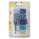 10 Farben 1 Box 6 mm 500 Stück mehrfarbige Glasperlen runde Perlen winzige Satinglanz lose Perlensortiment Mischungslos für die Schmuckherstellung HY-PH0004-6mm-03-B-9