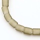Chapelets de perles de la colonne vernisées mate manuelles X-LAMP-L006-09-1
