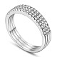 Conjuntos de anillos de dedo apilables de plata de ley Shegrace 925 JR710A-6