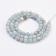 Chapelets de perles en aigue-marine naturelle G-F568-088-6mm-2