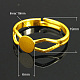 Composants d'anneau en laiton&nbsp;KK-C3044-6mm-G-1