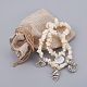 White Shell Chip Beads Bracelets BJEW-JB03996-3