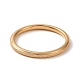 テクスチャード 201 ステンレス スチール シンプル 細い 女性用 指輪  ゴールドカラー  2mm  内径：17mm RJEW-I089-26G-2