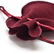Bolsos de terciopelo bolsas de joyería con cordón TP-O002-B-07-3