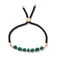 Synthetic & Natural Mixed Stone Beads Slider Bracelets Set BJEW-JB07290-8