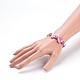 Acrylic Beads Kids Stretch Bracelets BJEW-JB03885-03-3