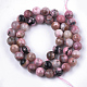 Chapelets de perles en rhodonite naturelle G-S333-6mm-029-2