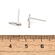 925 Sterling Silber Ohrstecker&nbsp;EJEW-P305-02F-P-5