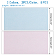 Ahandmaker 4 pz 2 colori tessuto in tulle poliestere poliammidico AJEW-GA0003-37-2