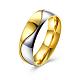 Regalos de san valentín anillos de pareja de acero titanio para hombres RJEW-BB16497-8-1