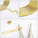 Benecreat 10 m (33 piedi) 3 mm di larghezza filo piatto in alluminio dorato anodizzato filo artistico piatto per creazione di perline artigianali di gioielli AW-BC0002-01A-3mm-4