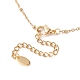 Natural White Jade Beads Pendants Necklace for Women NJEW-JN03762-7
