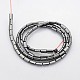 Electroplate Non-magnetic Synthetic Hematite Beads Strands G-J220-02-2