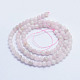 Chapelets de perles en morganite naturelle G-L478-07-4mm-3