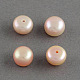 Perle di perle d'acqua dolce coltivate naturali di grado aaa PEAR-R008-6~6.5mm-03-1