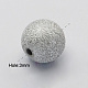 Mixed Color Matte Style Spray Painted Acrylic Round Beads X-ACRP-R101-18mm-M-3
