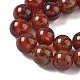 Натуральный оранжевый гранатовый бисер пряди G-G271-B01-8mm-4
