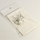 Fashion Glass Pearl Cluster Earrings EJEW-JE00526-01-2