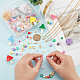 PandaHall Elite DIY Candy Color Bracelet Necklace Making Kit DIY-PH0009-40-3