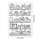 GLOBLELAND Bookshelf Clear Stamps Books Daily Life Silicone Clear Stamp Seals for Cards Making DIY Scrapbooking Photo Journal Album Decoration DIY-WH0167-56-768-4