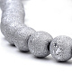 Chapelets de perles en verre électroplaqué EGLA-S134-8mm-08-3