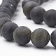 Natural Golden Sheen Obsidian Beads Strands G-T106-001B-2