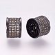 Perles de zircone cubique micro pave en Laiton ZIRC-G091-59B-1