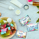 90 etiqueta de papel de jabón de 9 estilos. DIY-WH0399-69-026-3