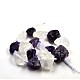 Nuggets Natural Crystal and Amethyst Beads Strands G-N0135-10-3