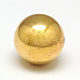 アンティークシルバーのグリッド真鍮妊娠チャイムボールペンダントネックレス  真鍮のベルビーズで  ローロチェーンとカニカン  ダークチソウ  31.1インチ NJEW-F053-04AS-05-3