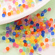Frosted Transparent Acrylic Beads X-MACR-S371-11A-6