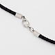 Geflochtene Lederschnüre für die Herstellung von Halsketten NCOR-D002-17A-3