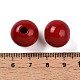 Расписные бусы из натурального дерева WOOD-A018-16mm-11-3