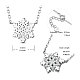 Ожерелья с подвесками shegrace 925 из стерлингового серебра JN759A-2