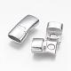304 Stainless Steel Magnetic Clasps with Glue-in Ends STAS-G143-83B-3