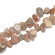 Chapelets de perles de sunstone naturelle naturelles G-S316-39-1