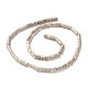 Chapelets de perles maifanite/maifan naturel pierre  G-F735-01-2