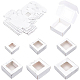 Benecreat 24pcs 6 estilos de papel con cajas de dulces de pvc CON-BC0002-14B-1