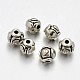 Tibetan Style Alloy Flower Rose Spacer Beads Y-PALLOY-E381-09AS-NR-1