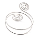 Wire Swirl Spiral Upper Arm Cuff Band AJEW-G033-03P-2