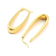 Rack Plating Brass Oval Hoop Earrings EJEW-A028-11G-2