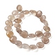 Chapelets de perles en agate grise naturelle G-M403-C12-01-3