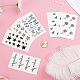 Gorgecraft 12 Sheets 6 Style Cool Sexy Body Art Removable Temporary Tattoos Paper Stickers DIY-GF0007-12-3