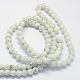 Chapelets de perles rondes en verre peint de cuisson DGLA-Q019-8mm-41-3