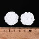 Кабошоны из непрозрачной смолы в виде цветка CRES-T025-28C-02-4